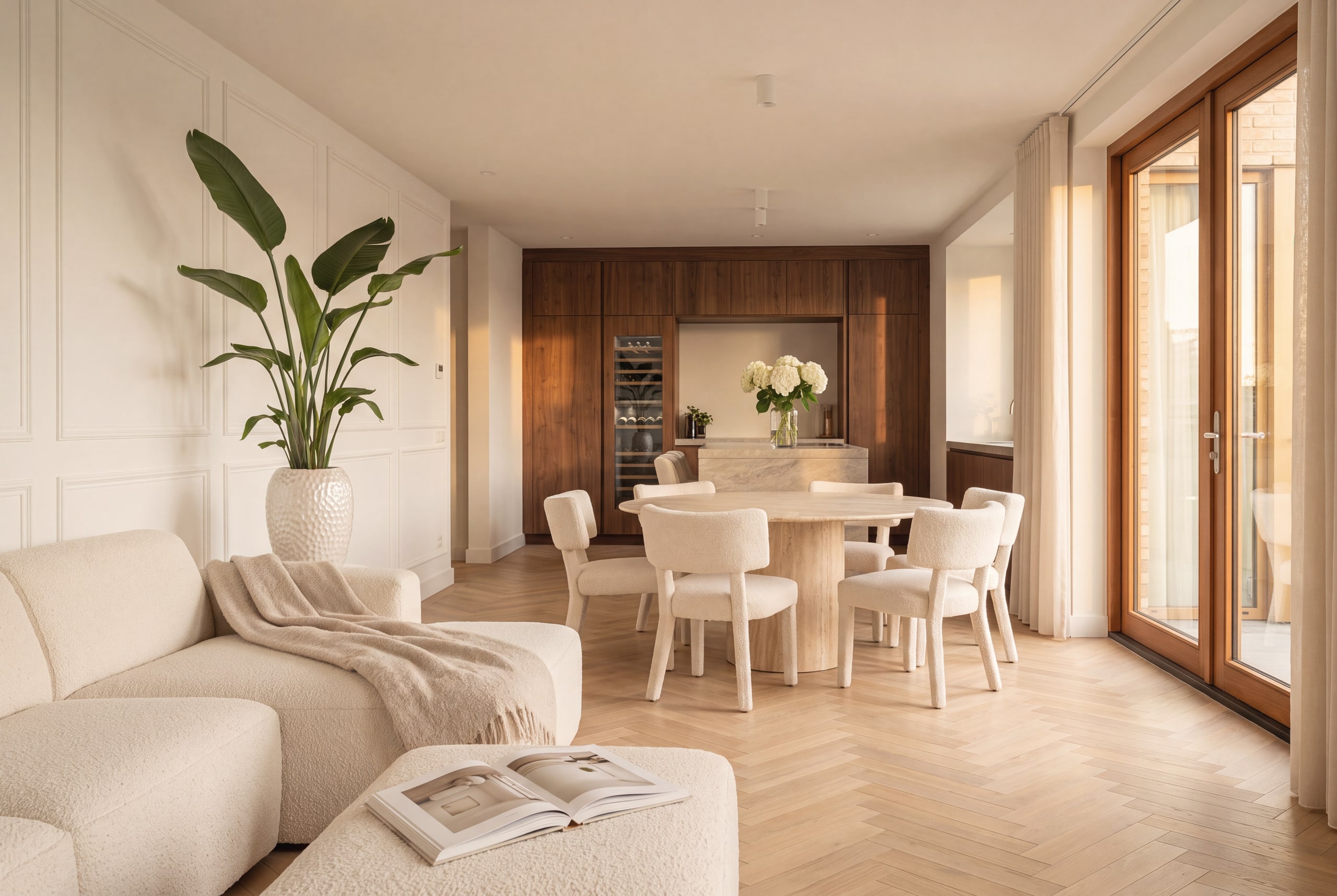 Interieur voor en na styling
